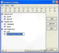 Password Catalog screenshot